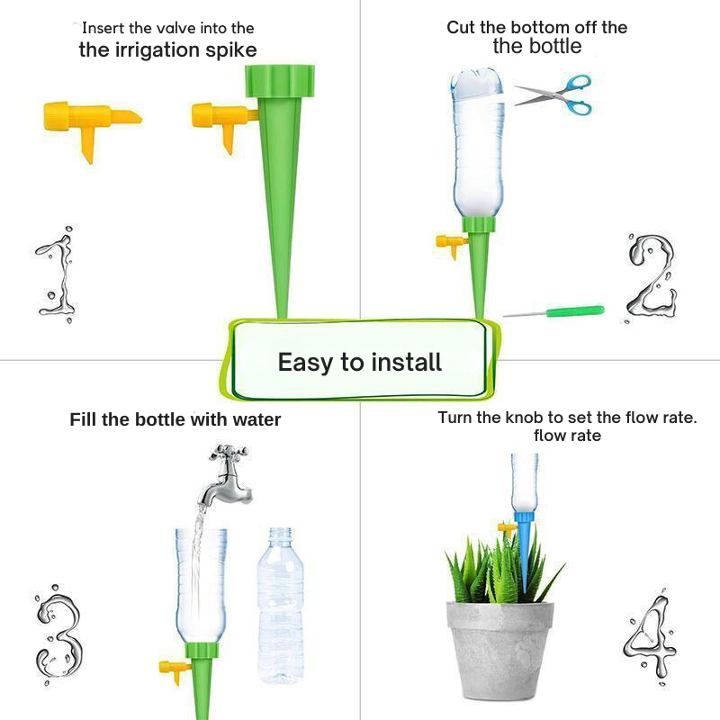 Système d'arrosage pour plantes : Arrosage facile et sans souci (x6 )