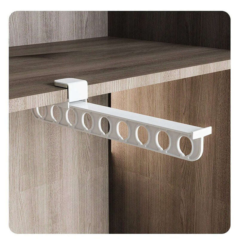 Porte-vêtements rétractable de type coulissant