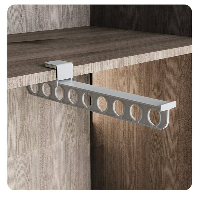 Porte-vêtements rétractable de type coulissant
