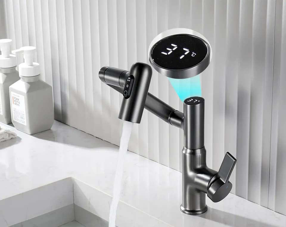 Robinet digital : économisez eau et énergie au quotidien