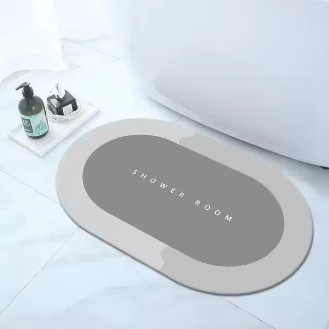 Sol sec en un instant avec ce tapis super absorbant !