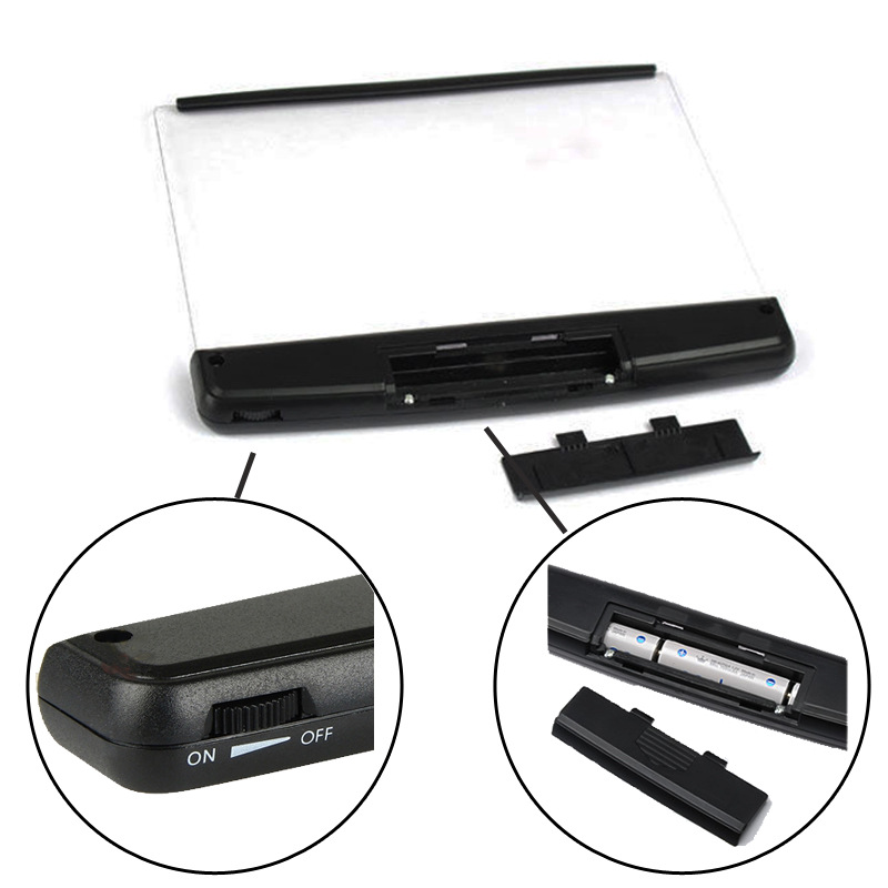 Lampe LED portable pour tablette, livre, lecture et veilleuse