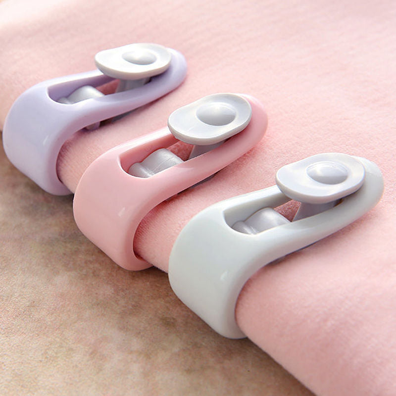 Pinces antidérapantes pour couette - Sécurité et confort (x6)