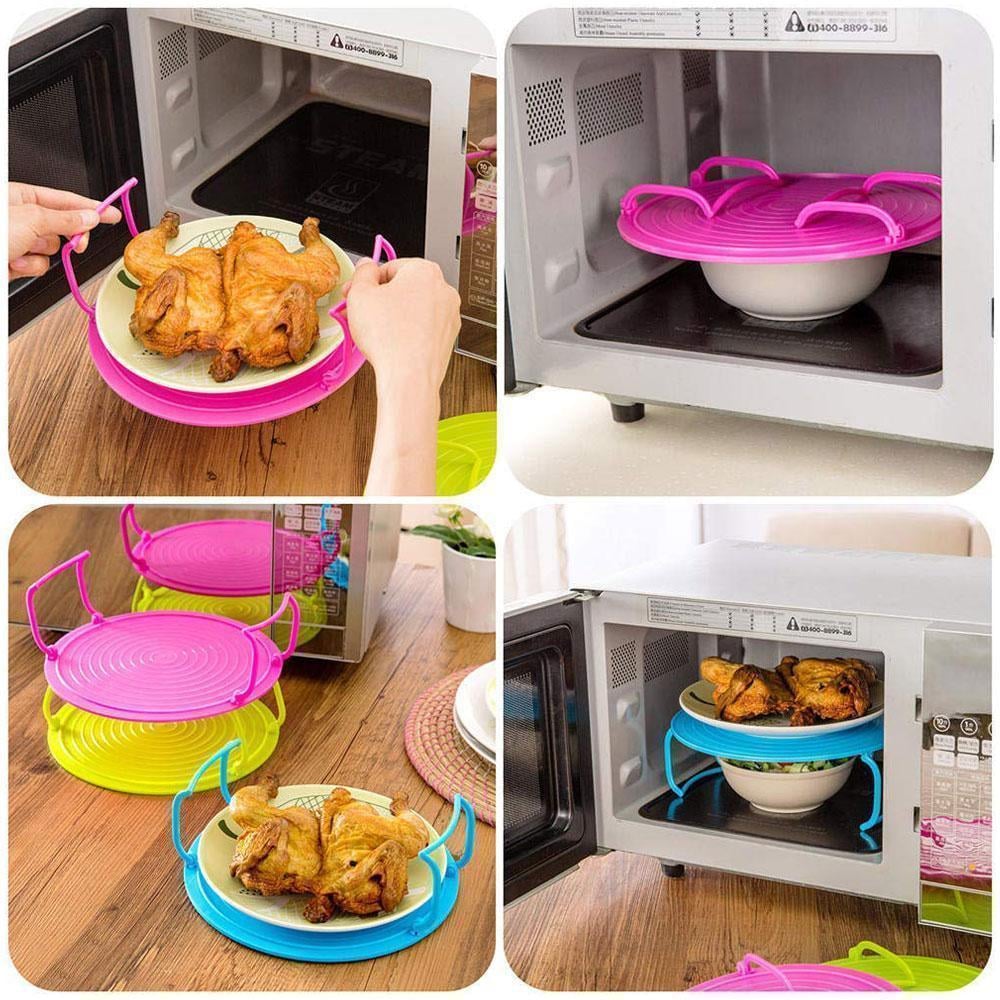 Plateau pliable pour micro-ondes - Gagnez de l'espace et du temps