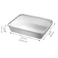 Plat en inox convertible : Conservez et servez avec élégance