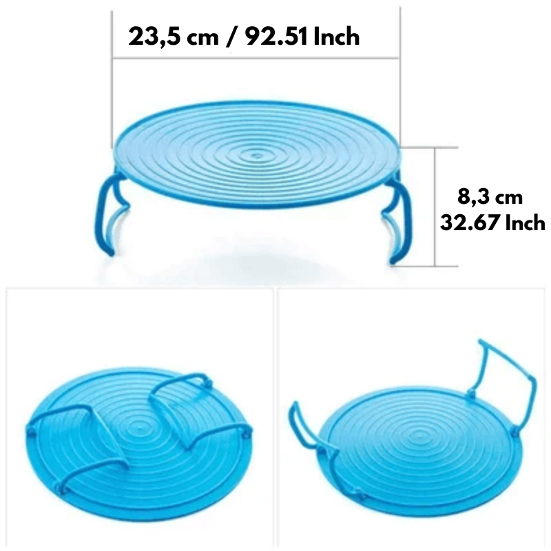 Plateau pliable pour micro-ondes - Gagnez de l'espace et du temps