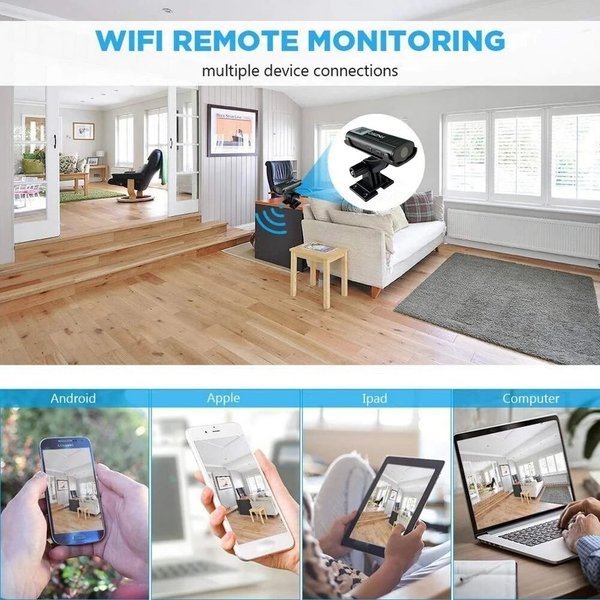 Caméra de surveillance Wi-Fi avec alerte instantanée