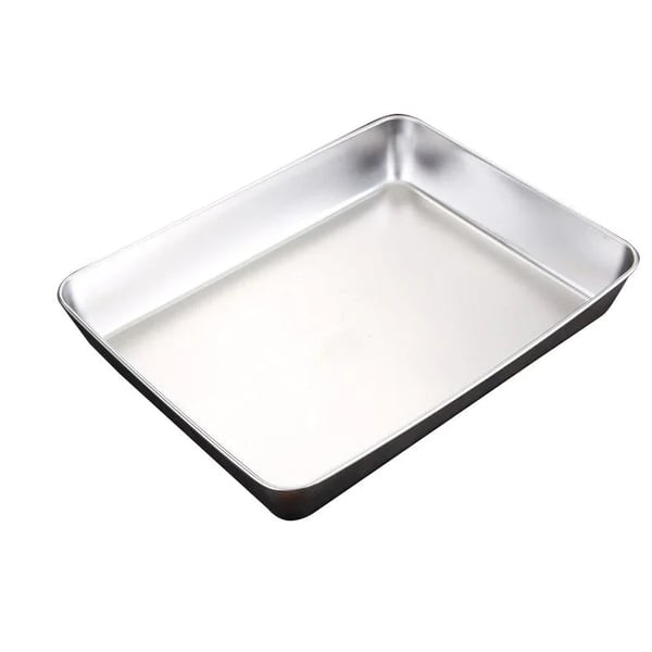 Plat en inox convertible : Conservez et servez avec élégance