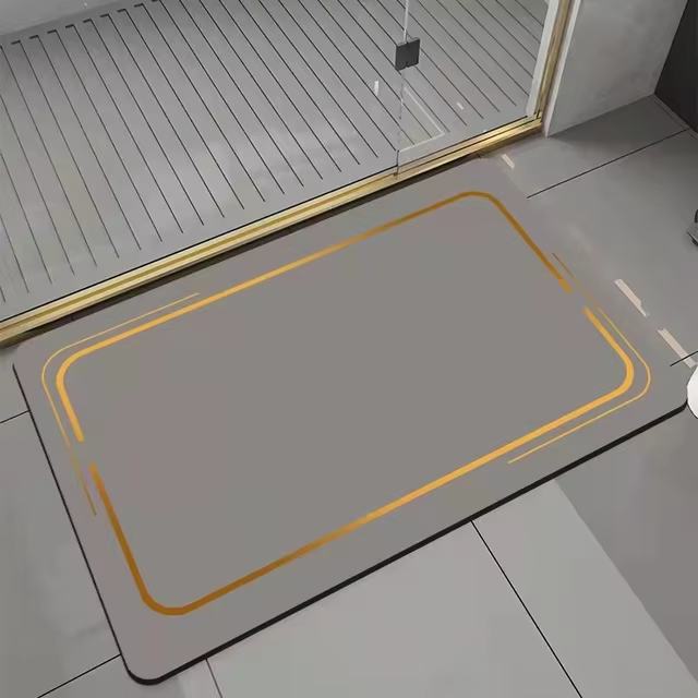 Sol sec en un instant avec ce tapis super absorbant !