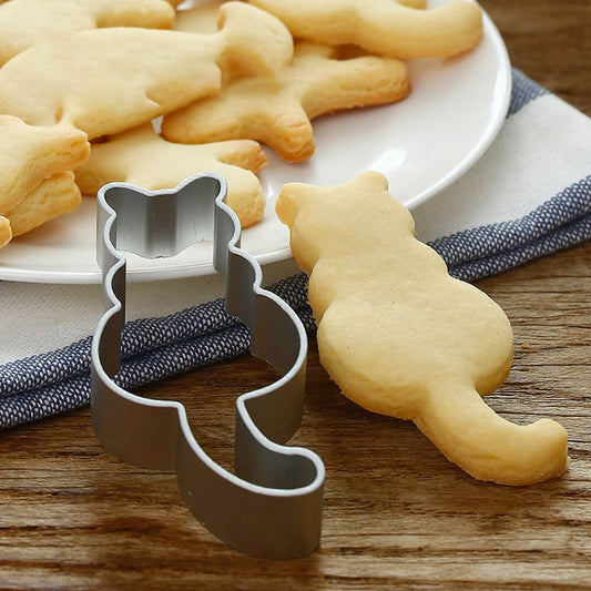 Moule en inox pour créer des desserts en forme de chat